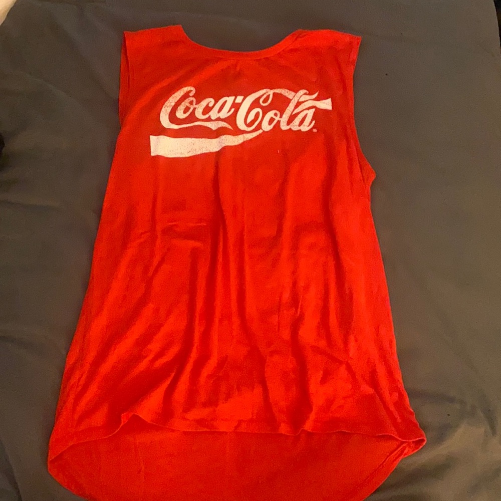Coco cola sleeveless t shirt